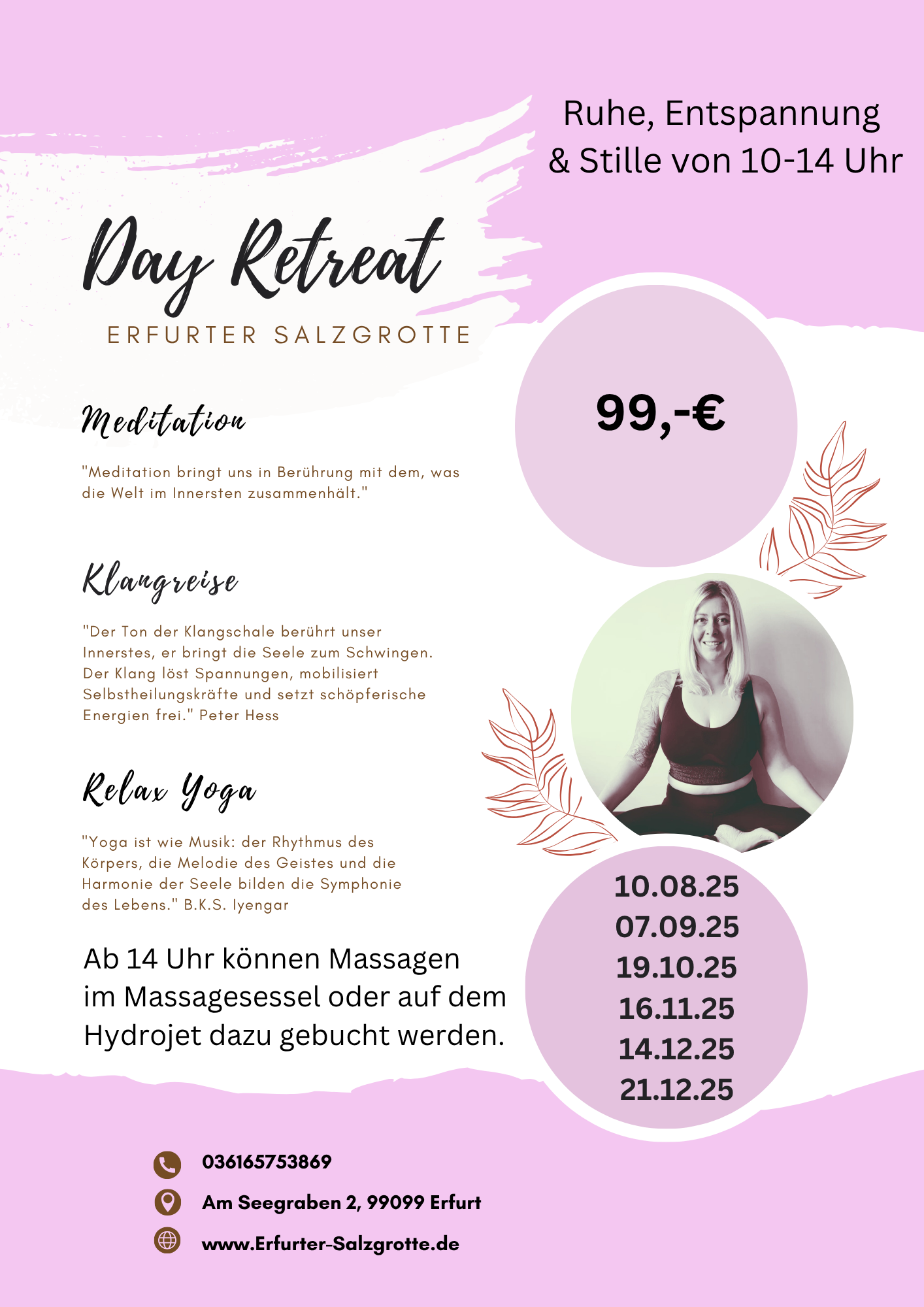 Day Retreat Termine